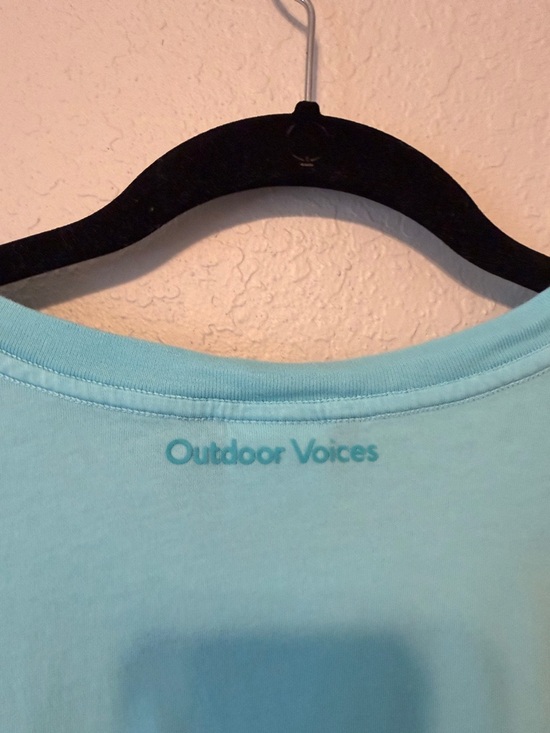 Outdoor Voices Blue Crewneck Short Sleeve Tee - Picture 4 of 5